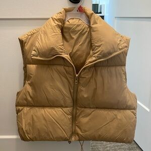 Crop Puffer Vest